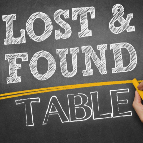 lost and found table