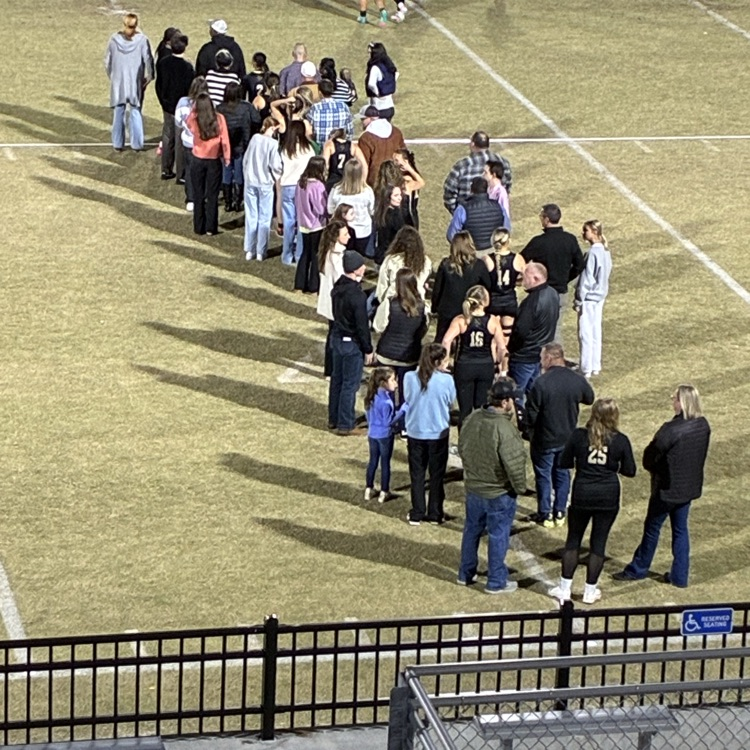 Flag football senior night