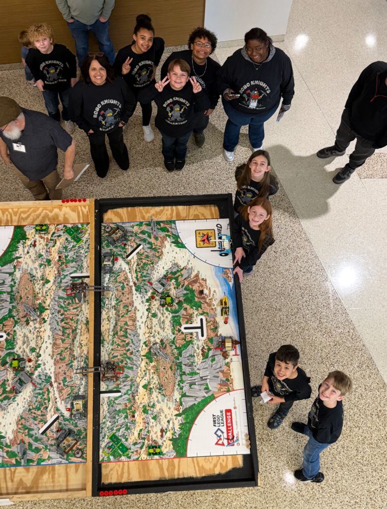 The KBS Robotics team wins first place for Core Values!