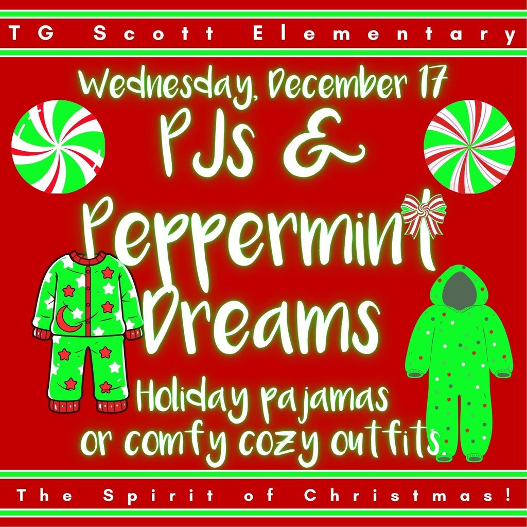 wednesday dec 17 PJs and peppermint dreams - holiday pajamas or comfy cozy outfits