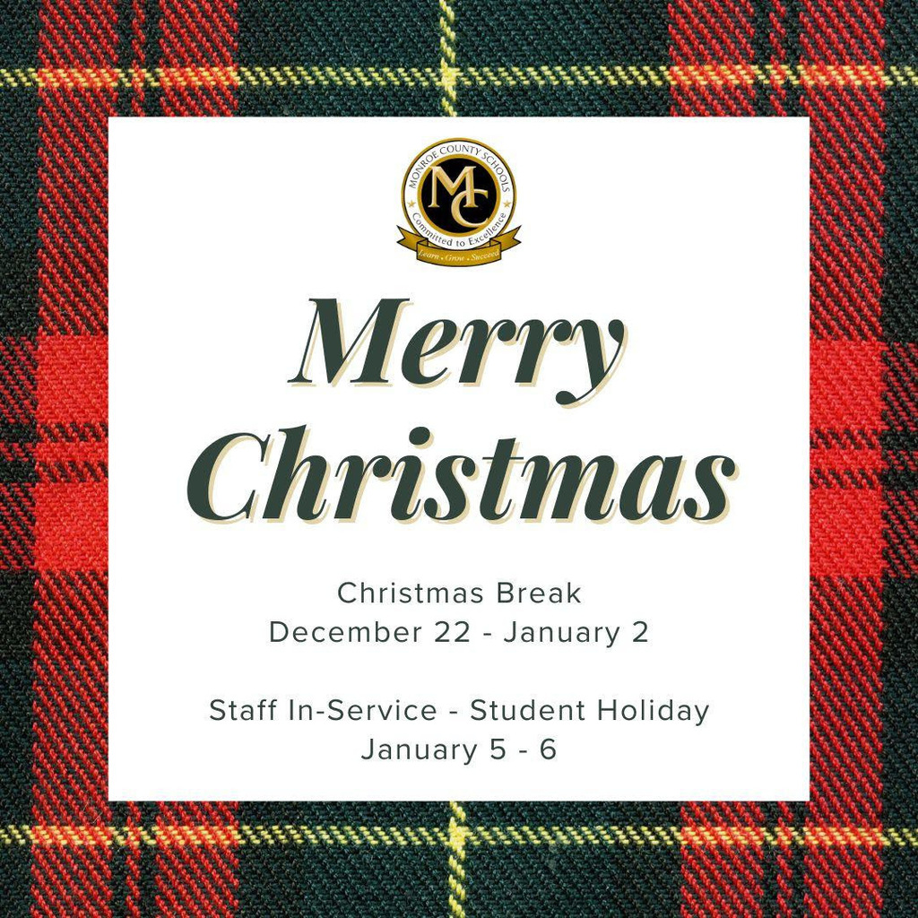 MC Schools closed for break