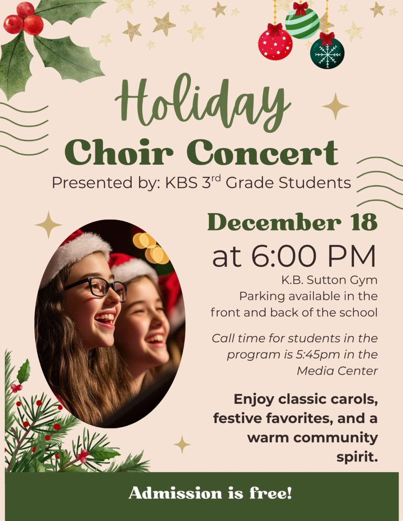 3rd Grade holiday concert