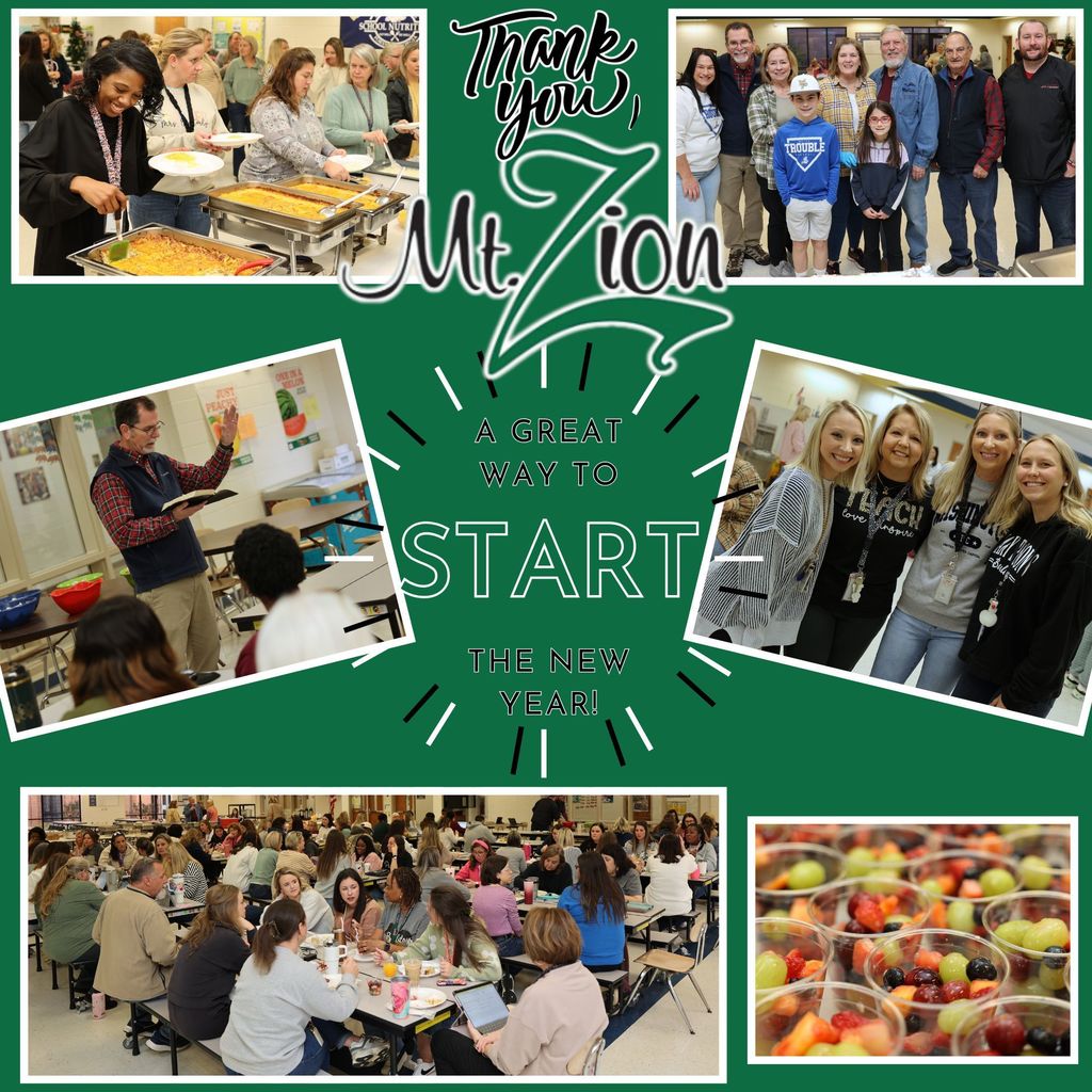 THANK YOU MT ZION - A GREAT WAY TO START THE NEW YEAR