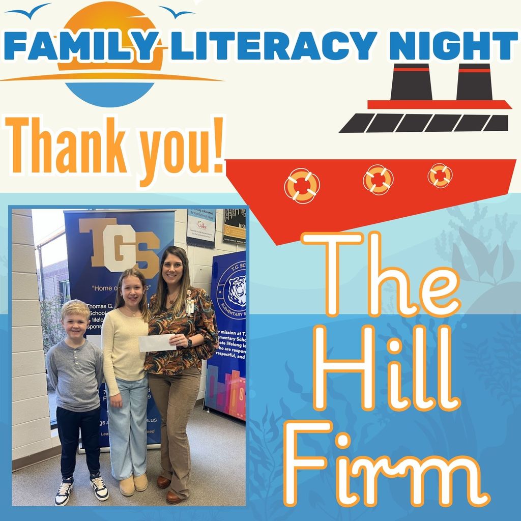 family literacy Night -thank you - the hill firm