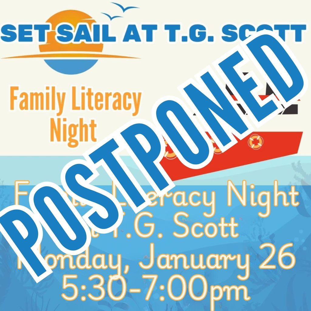 Family Literacy Night POSTPONED