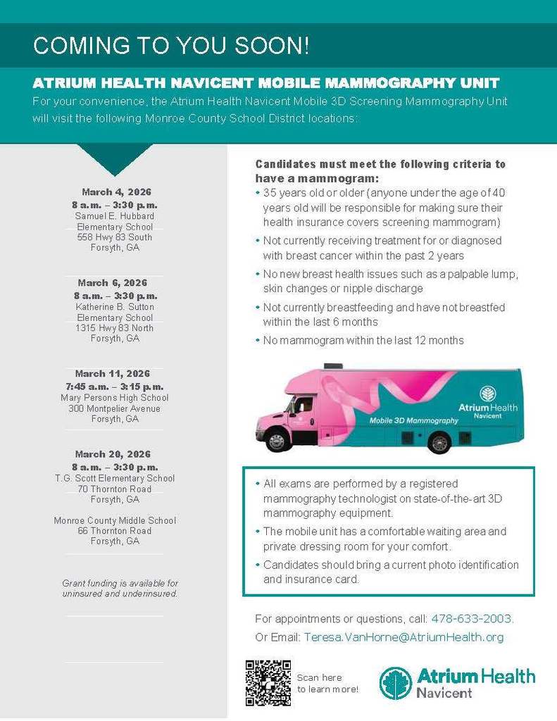 Mobile mammogram ad
