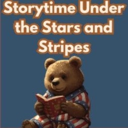 Monday March 2 storytime under the Stars and Stripes 
