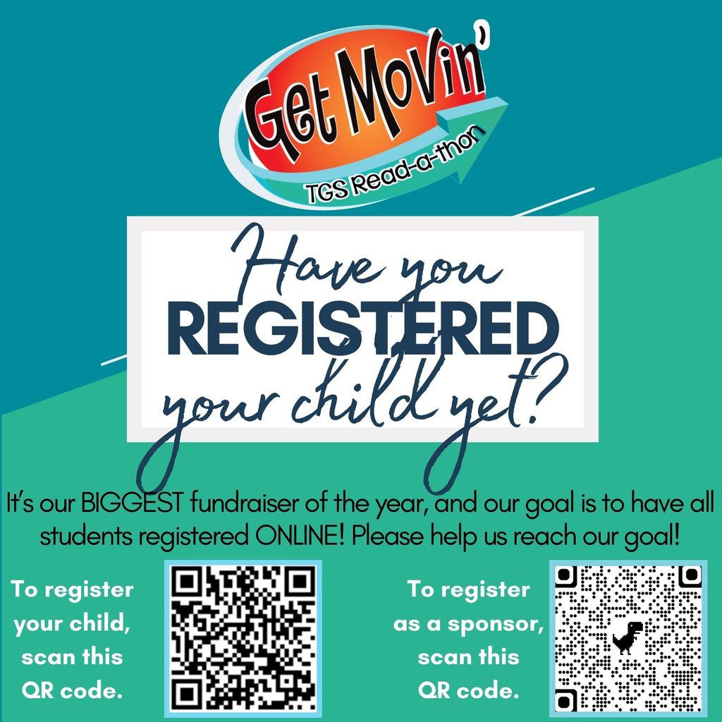 2026 Readathon have you registered your child yet - QR codes