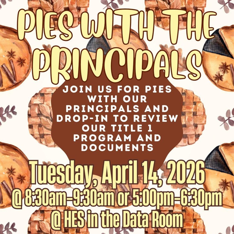 pies with the principals