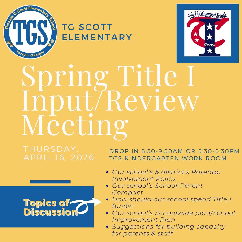 title 1 spring input meeting tgs
