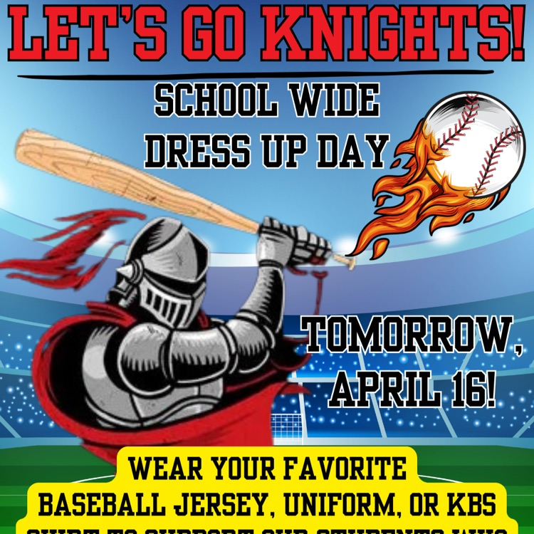 baseball dress up day tomorrow April 16