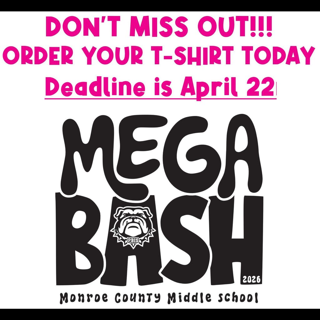 mega bash tshirt order deadline