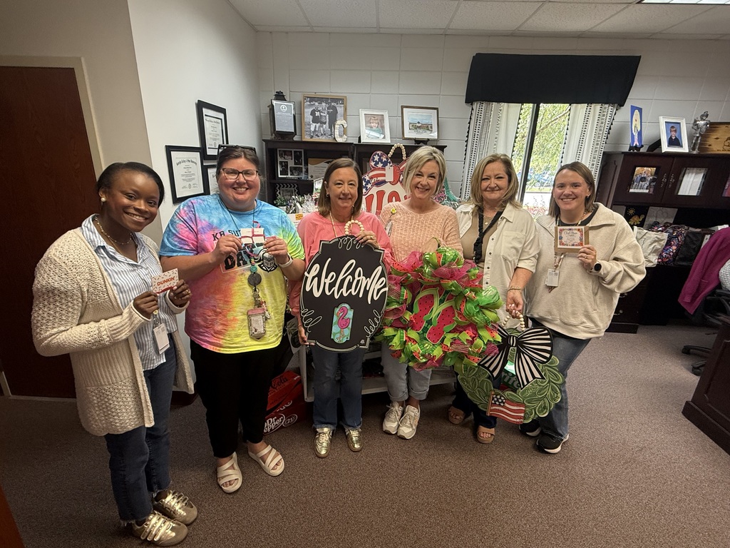 Teachers received Teacher Appreciation gifts today.