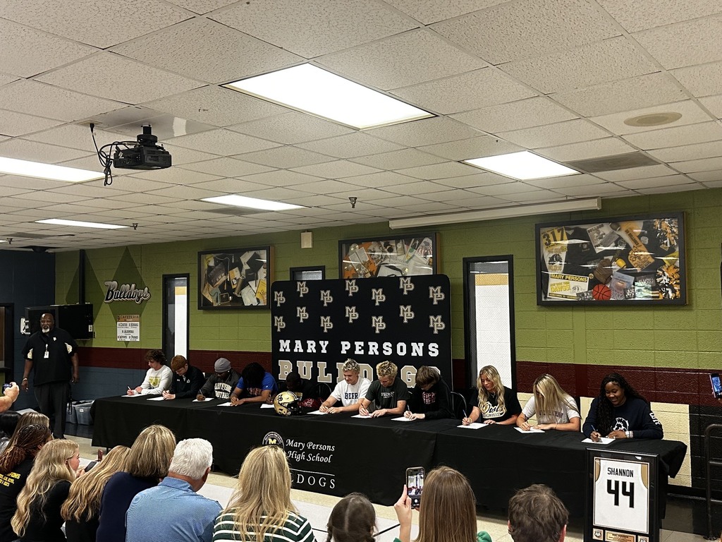 Student Athletes signing