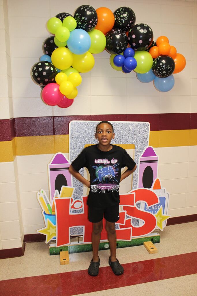 4th grade students at Open House