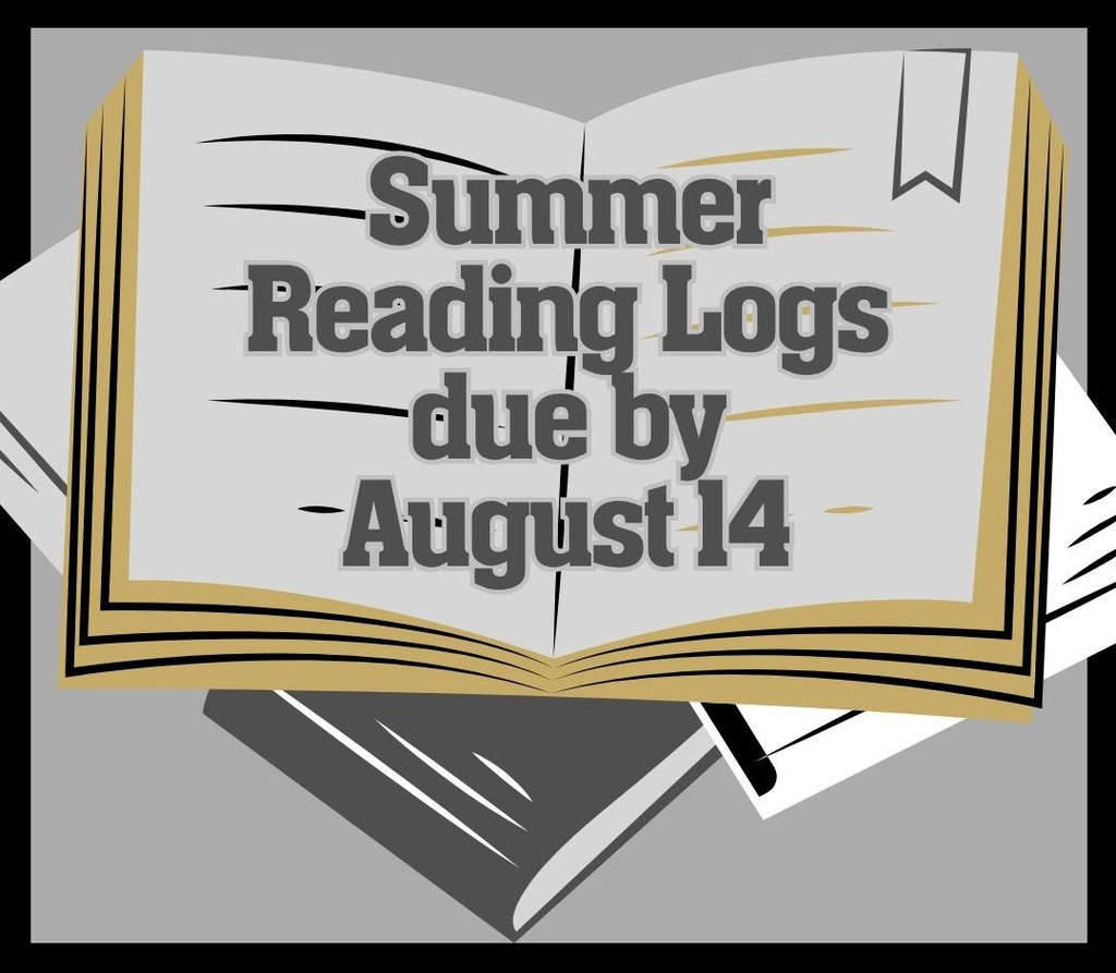 summer reading logs due by aug 14