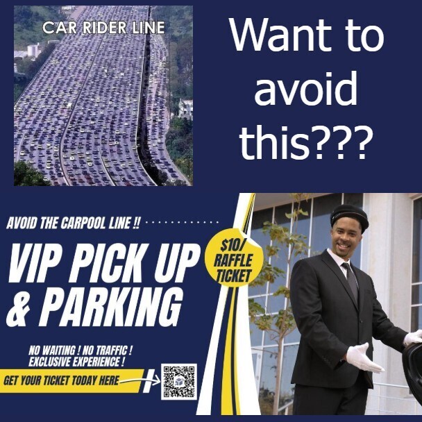 VIP PARKING FOR SOCIALS - want to avoid this - get your ticket today - QR Code