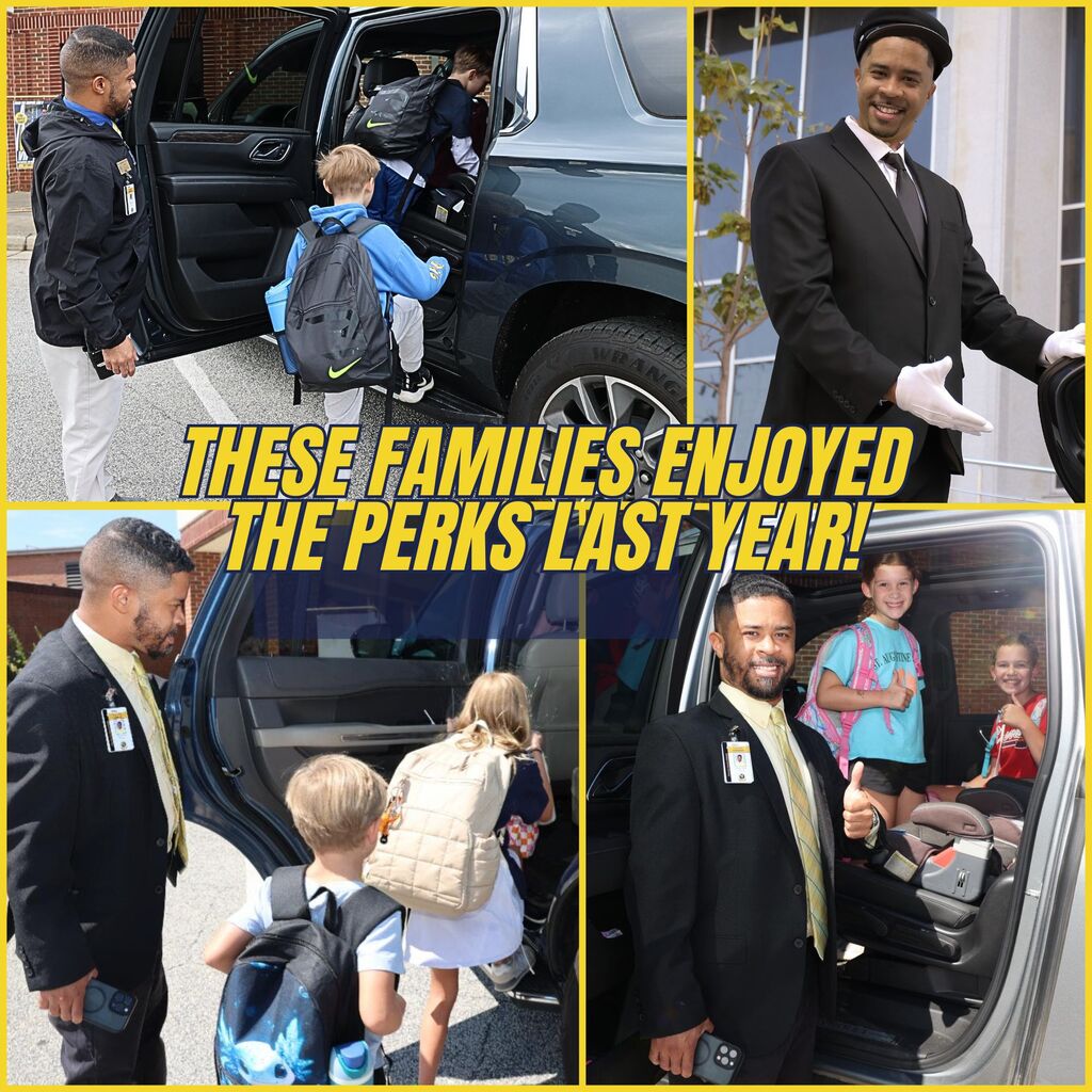 VIP PARKING FOR SOCIALS - these families enjoyed the perks last year