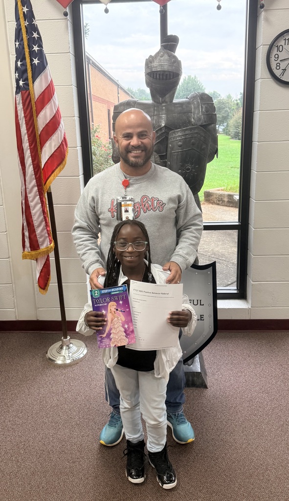 A KBS student earns positive behavior reward!