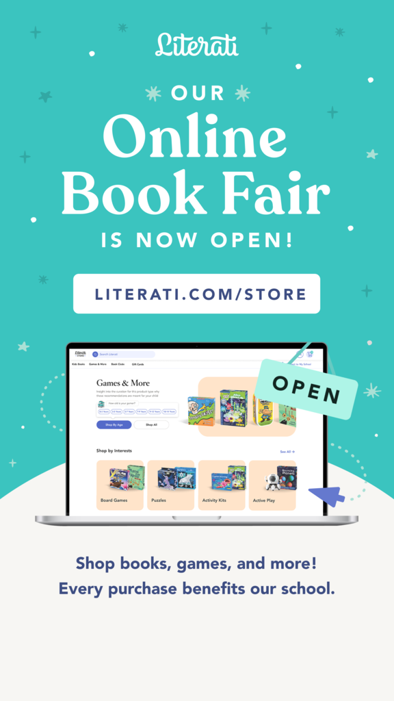 Literati stock image about the online book fair