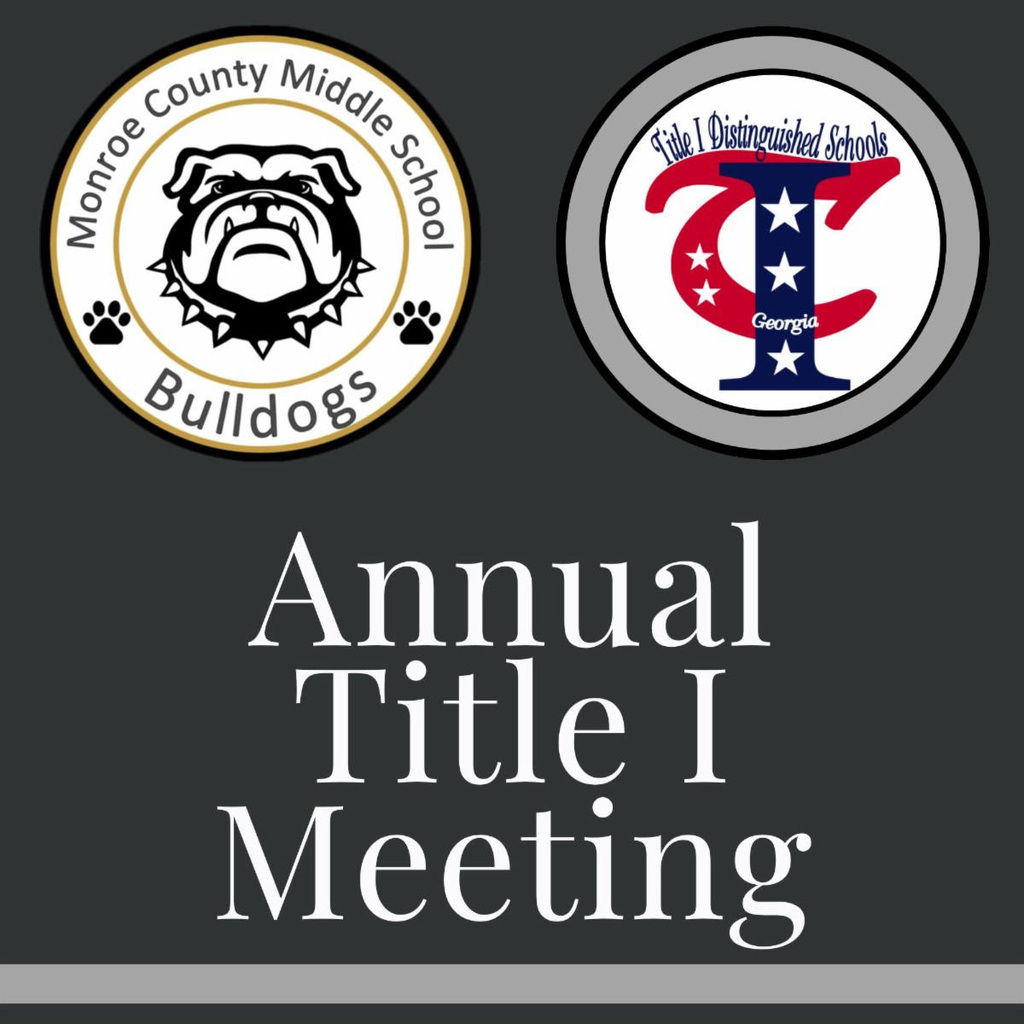 annual title 1 meeting plus school logo and title 1 logo