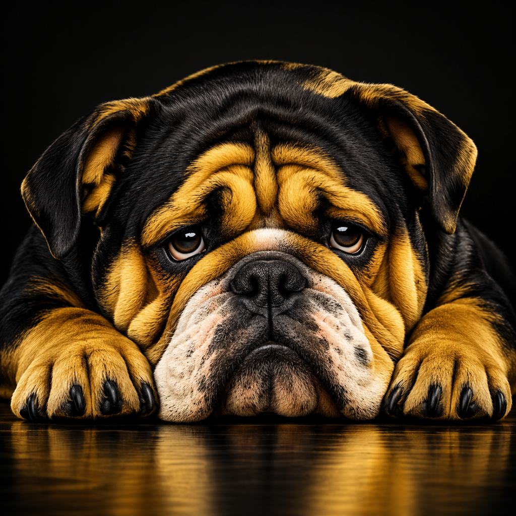 Sad Bulldog