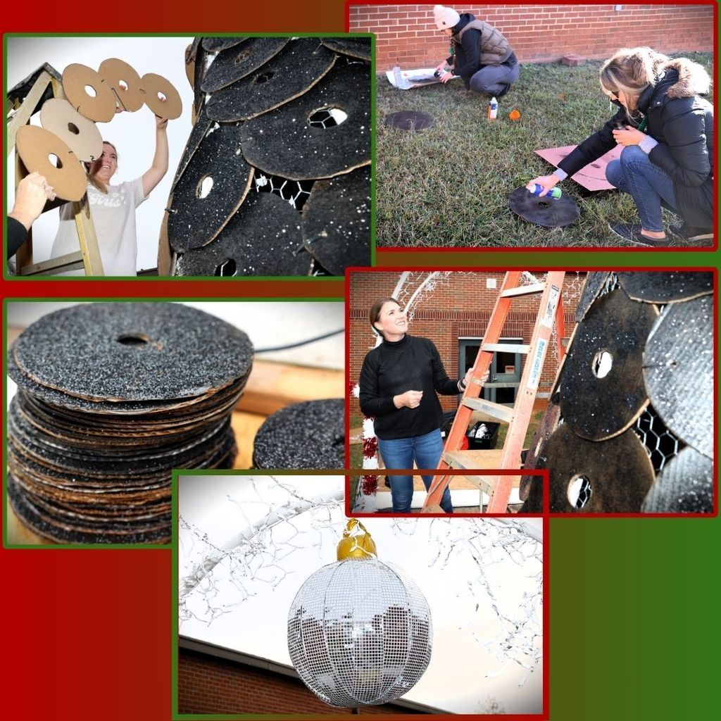 Christmas parade prep pics