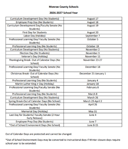 Calendar 26-27