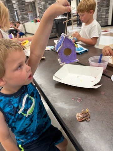 From squishy science with oobleck to decorating bird houses and crafting stained glass butterflies, our summer school students are mixing creativity with learning this summer!