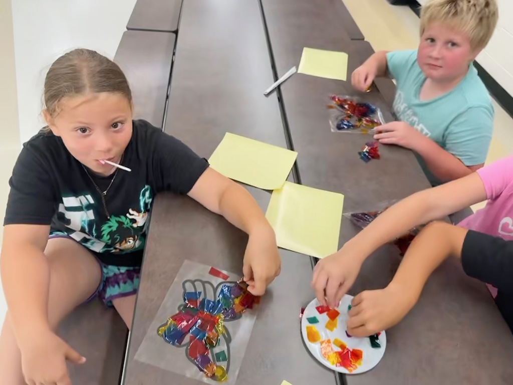 From squishy science with oobleck to decorating bird houses and crafting stained glass butterflies, our summer school students are mixing creativity with learning this summer!