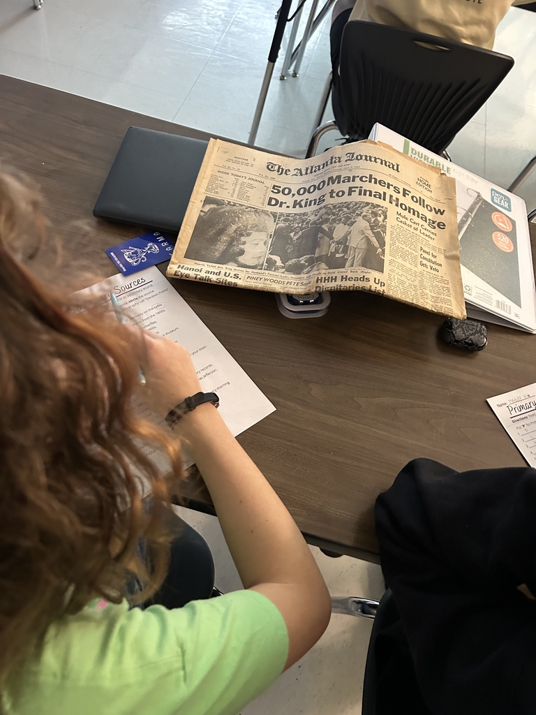 Mr. Elmore's Class Primary Sources