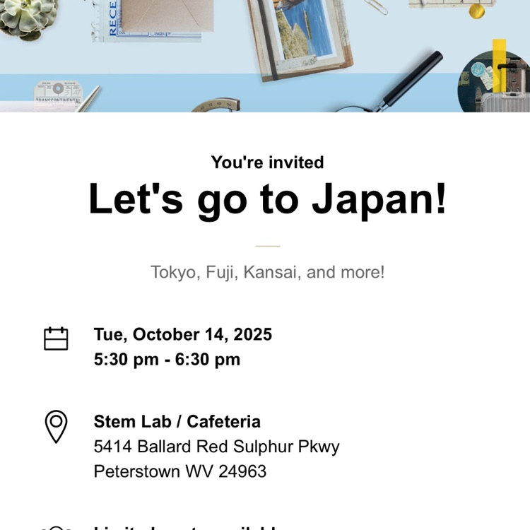 Japan trip
