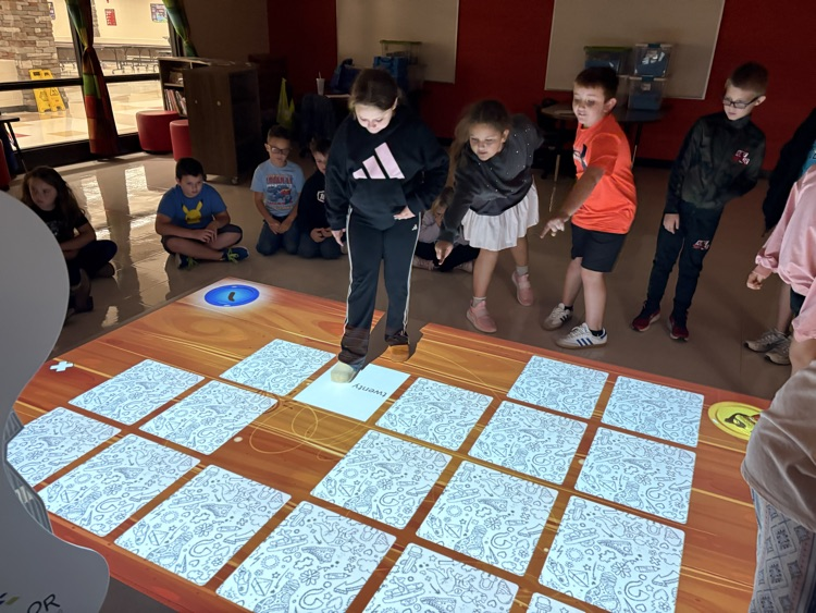 Peterstown students using Active Floor
