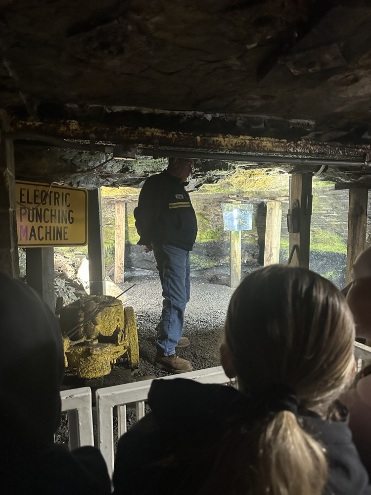 PMS students took a trip to the Beckley expedition coal mine