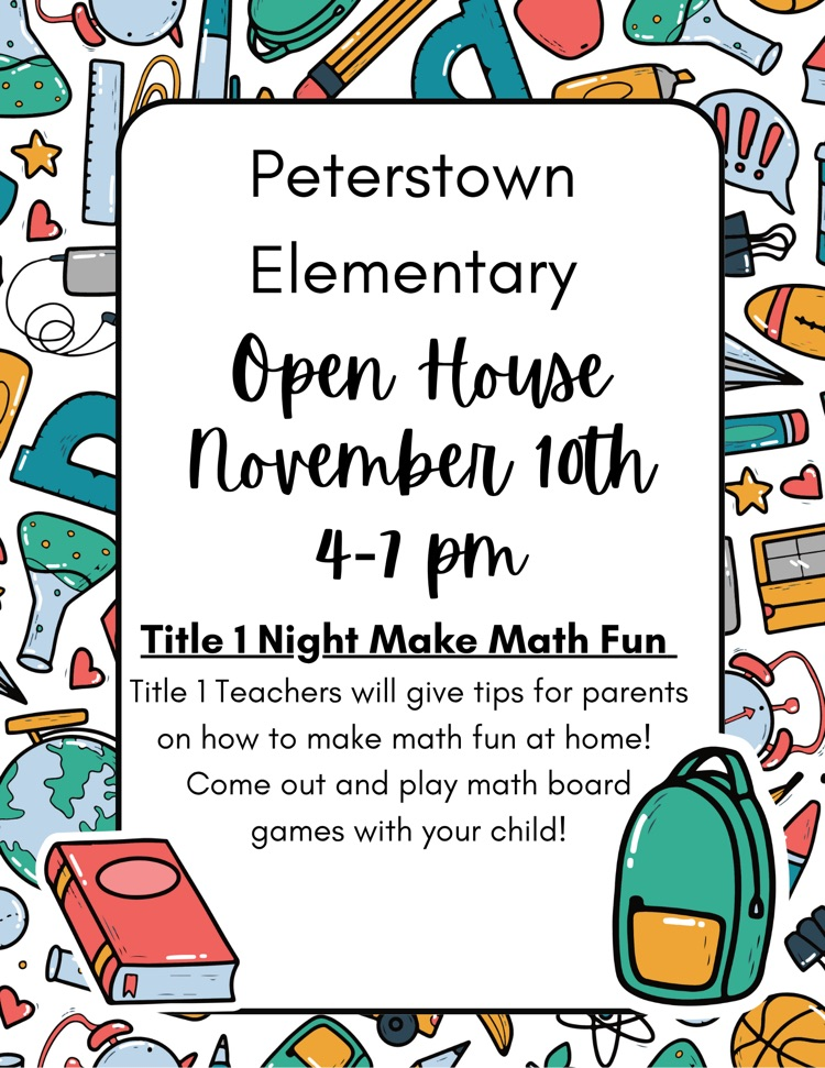 Open House PES 4-7 November 10th