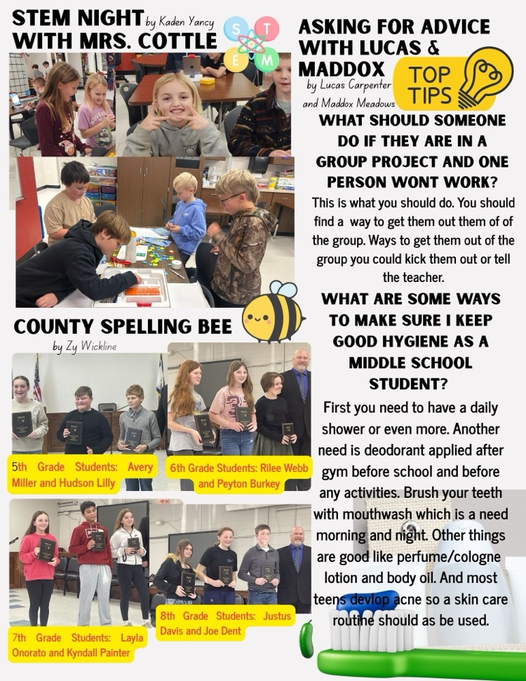 Peterstown Middle School Pirate Press