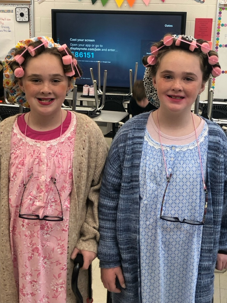 Peterstown Elementary staff and students celebrated the 100th day of school!