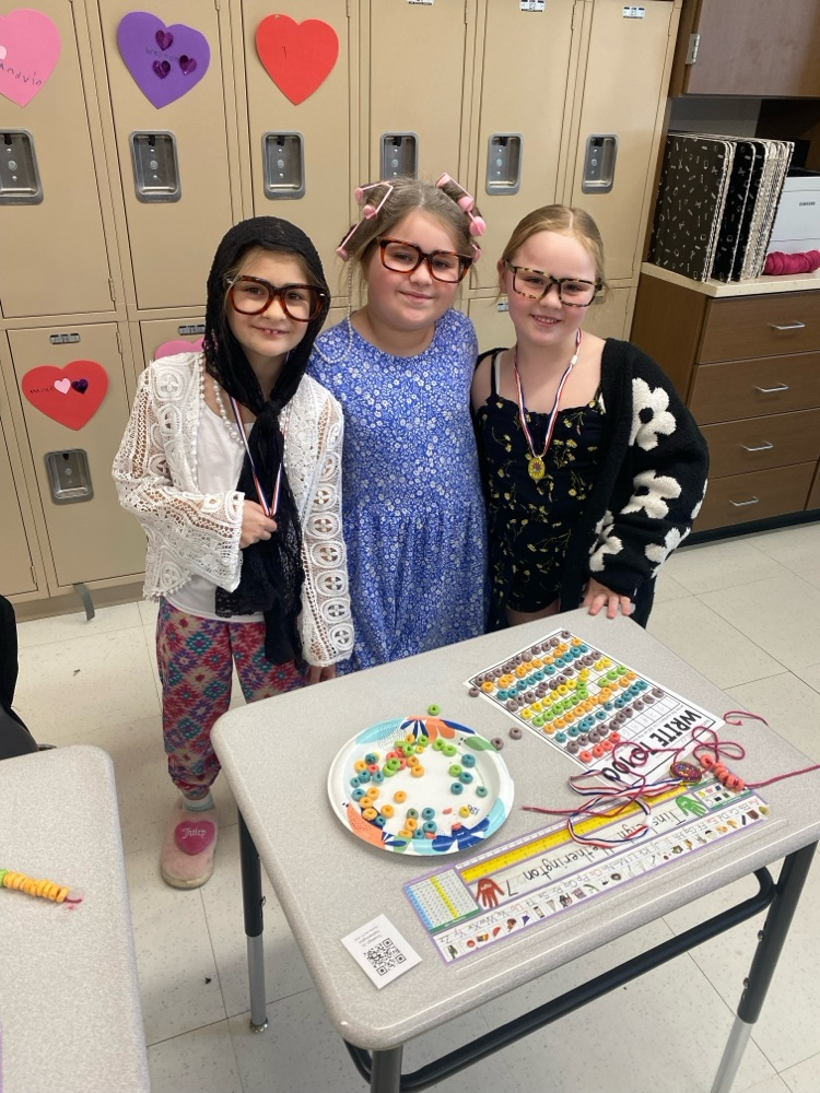 Peterstown Elementary staff and students celebrated the 100th day of school!