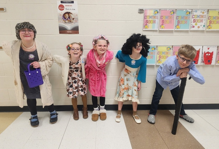 Peterstown Elementary staff and students celebrated the 100th day of school!