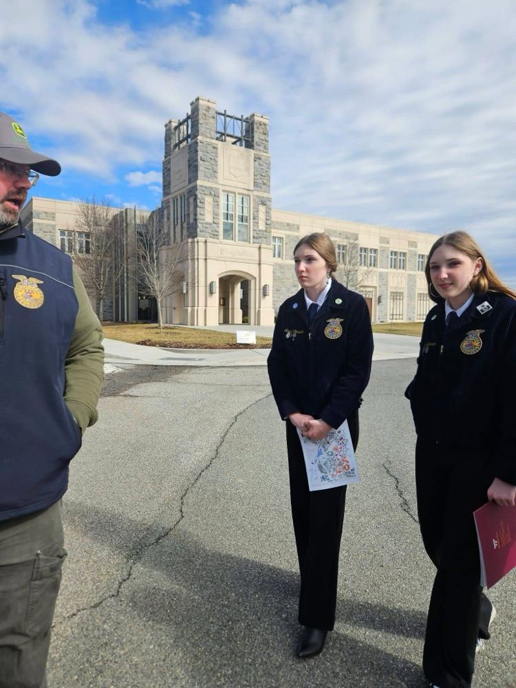 Monroe County FFA Stockman’s Team competed at the Virginia Tech Block and Bridle Event