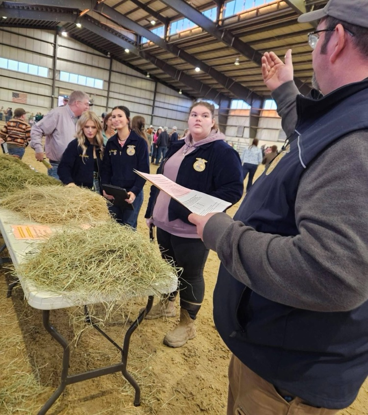 Monroe County FFA Stockman’s Team competed at the Virginia Tech Block and Bridle Event