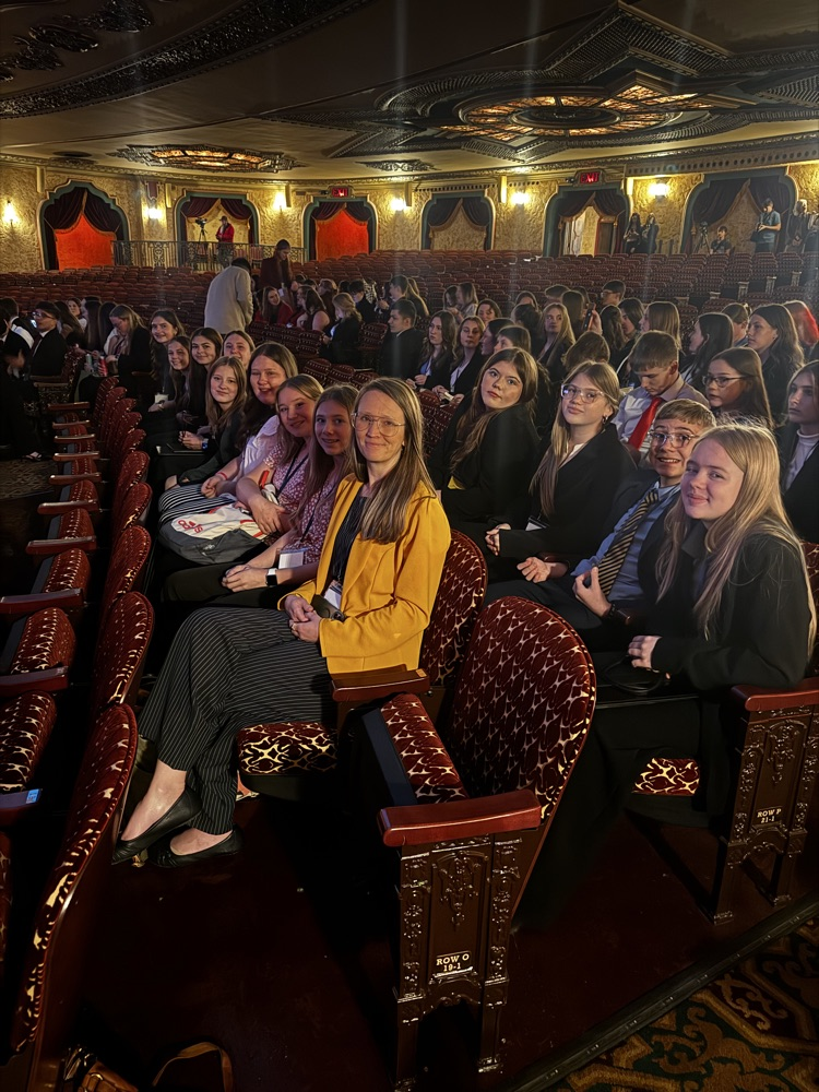 Peterstown FBLA students at the WV State Competition. 