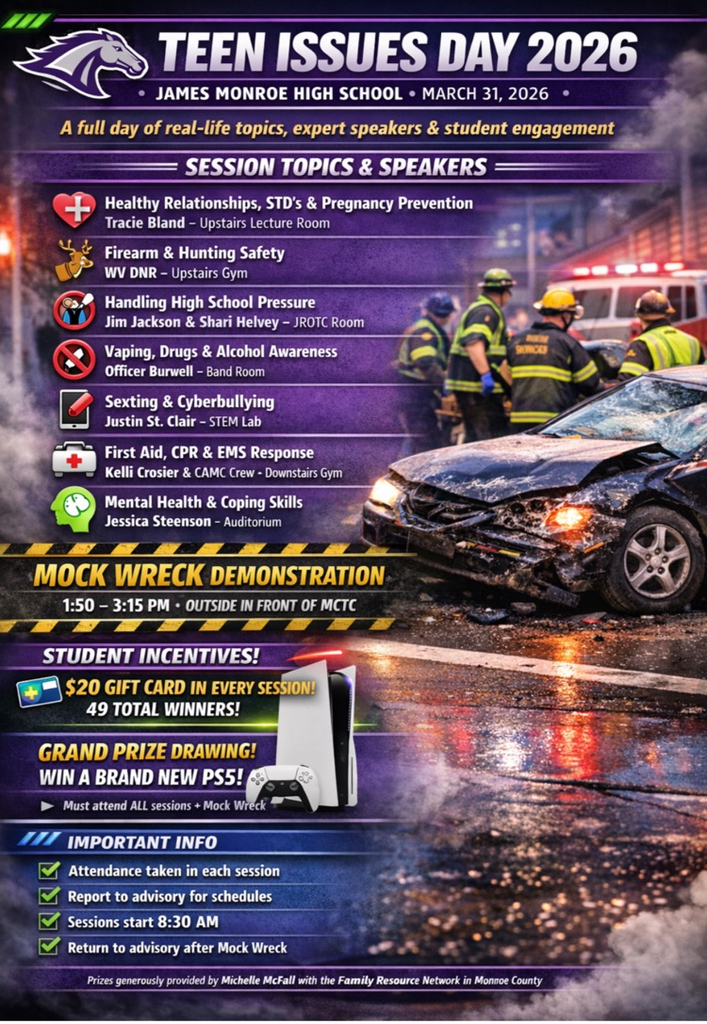 James Monroe Teen Issues Day 2026