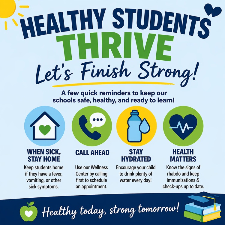 Help us keep student’s and families healthy and safe! 