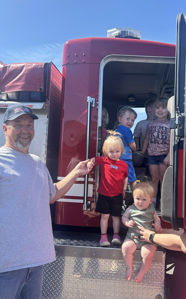 Local first responders visited the Monroe County Early Head Start