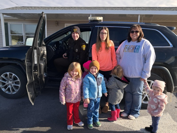 Local first responders visited the Monroe County Early Head Start