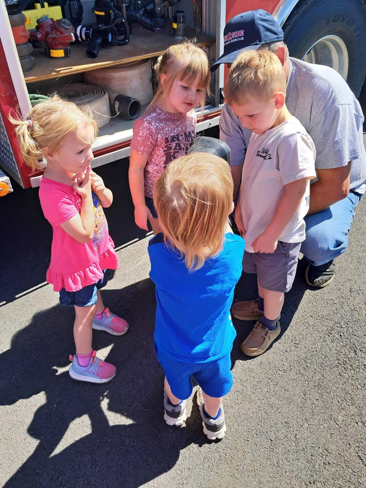 Local first responders visited the Monroe County Early Head Start