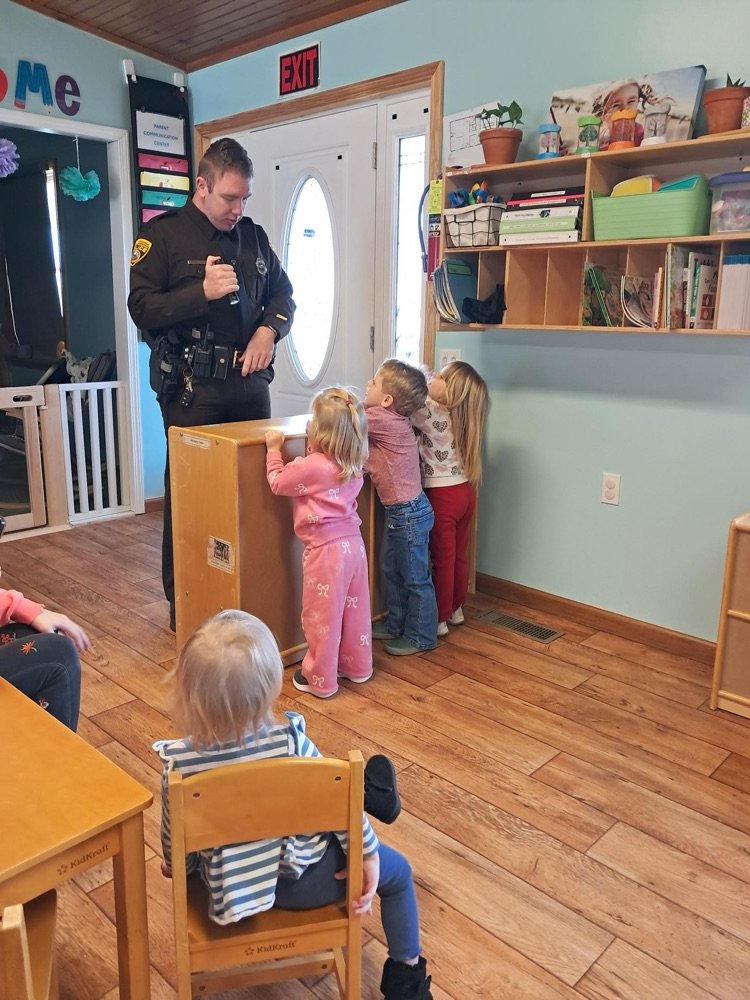 Local first responders visited the Monroe County Early Head Start