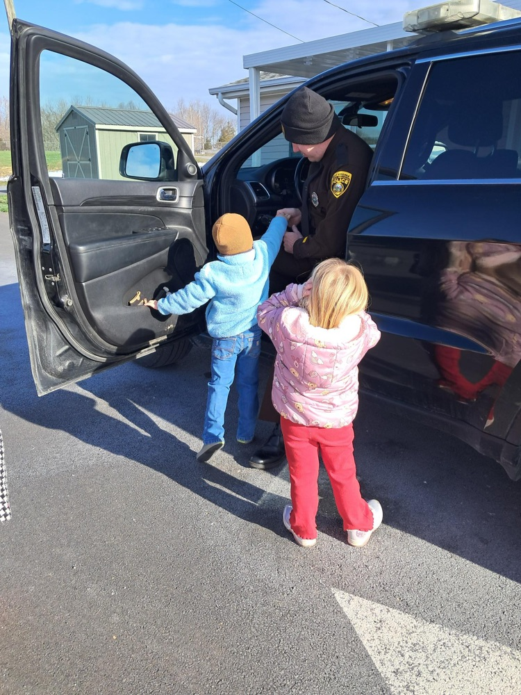 Local first responders visited the Monroe County Early Head Start