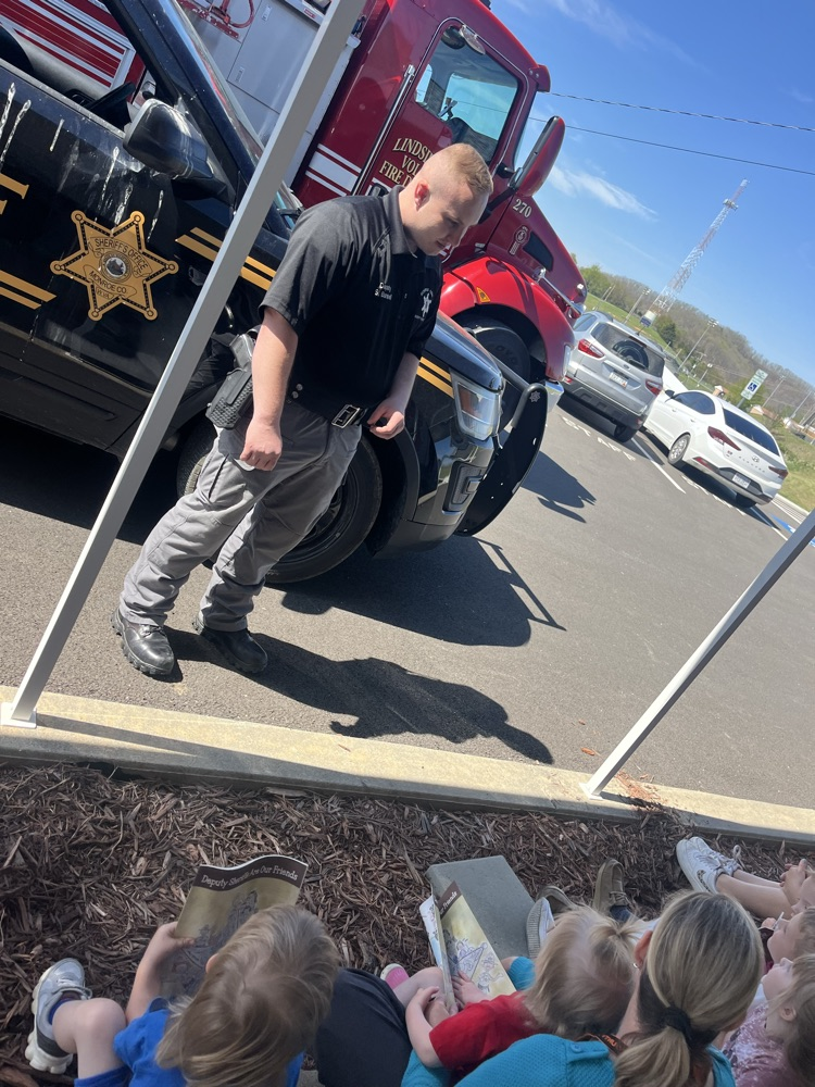 Local first responders visited the Monroe County Early Head Start